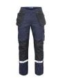 PROJOB 7509 PROGRESSION PANTALON DE TRAVAIL POCHES FLOTTANTES bleu marine/noir personnalisable