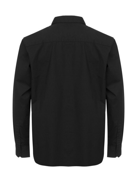 COTTOVER Poplin Slimfit (GOTS) noir personnalisable