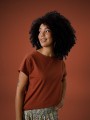 T-Shirts à personnaliser COTTOVER Top Lady (GOTS) rust red