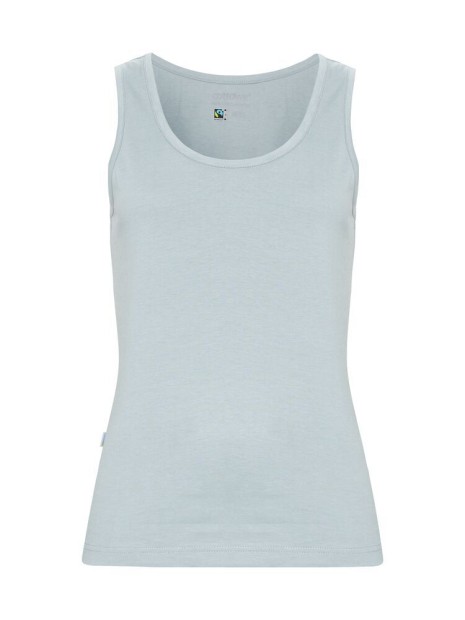 COTTOVER Tanktop Lady misty blue personnalisable