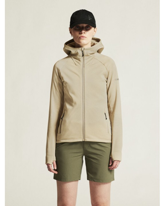Laine polaire personnalisable CRAFT ADV Explore Power fleece Hood Jkt W