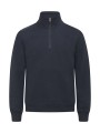 CLIQUE Miami Half Zip bleu foncé personnalisable
