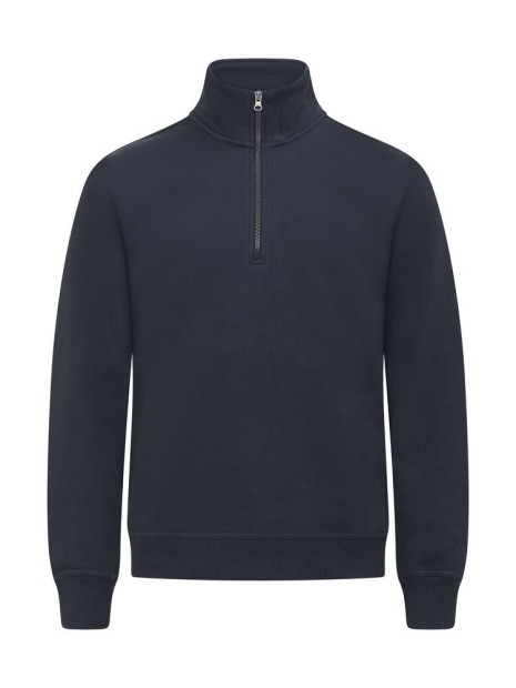 CLIQUE Miami Half Zip bleu foncé personnalisable
