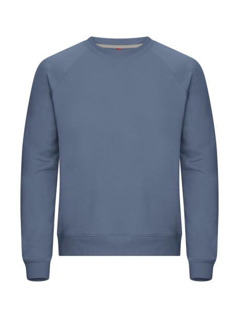 CLIQUE Miami PRO Roundneck bleu acier personnalisable