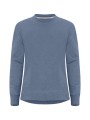 CLIQUE Miami PRO Roundneck Women bleu acier personnalisable