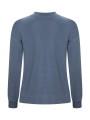 CLIQUE Miami PRO Roundneck Women bleu acier personnalisable