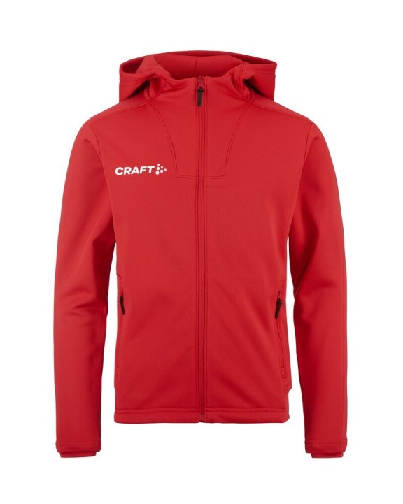 CRAFT Evolve 2.0 Brushed Hood Jacket JR Jacke personalisierbar