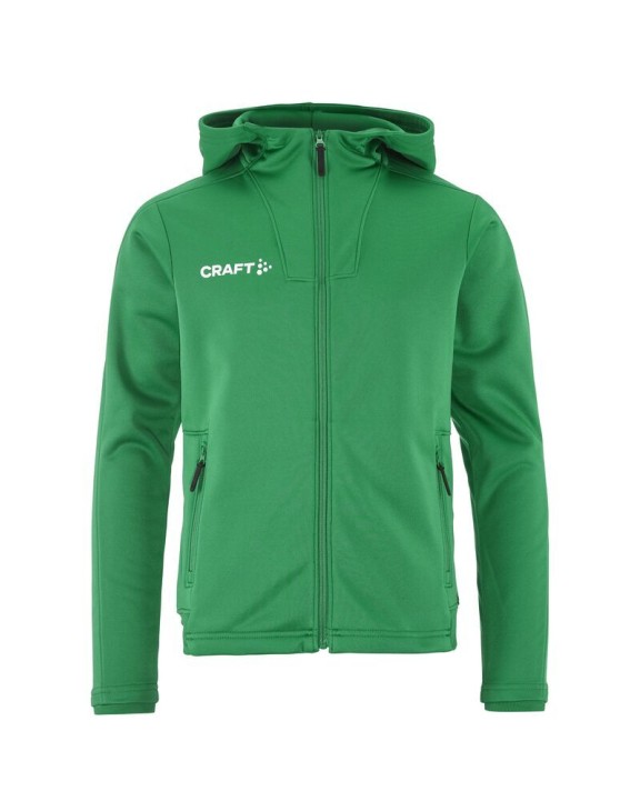 Veste personnalisable CRAFT Evolve 2.0 Brushed Hood Jacket JR