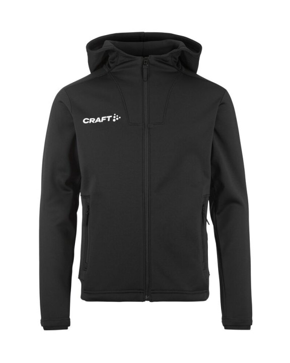 CRAFT Evolve 2.0 Brushed Hood Jacket JR Jacke personalisierbar