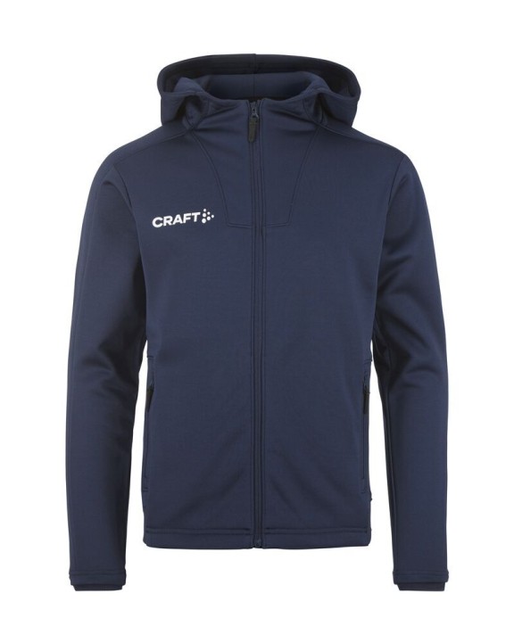 CRAFT Evolve 2.0 Brushed Hood Jacket JR Jacke personalisierbar