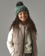 Bonnets personnalisable BEECHFIELD Bonnet enfant à pompon tire-bouchon