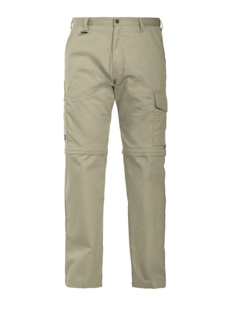 PROJOB 2502 PANTALON CONVERTIBLE khaki personnalisable