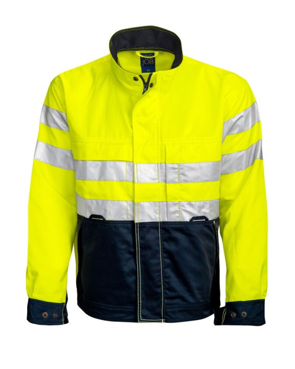 Veste personnalisable PROJOB 6401 BLOUSON POLYCOTON - EN ISO 20471 CLASSE 3