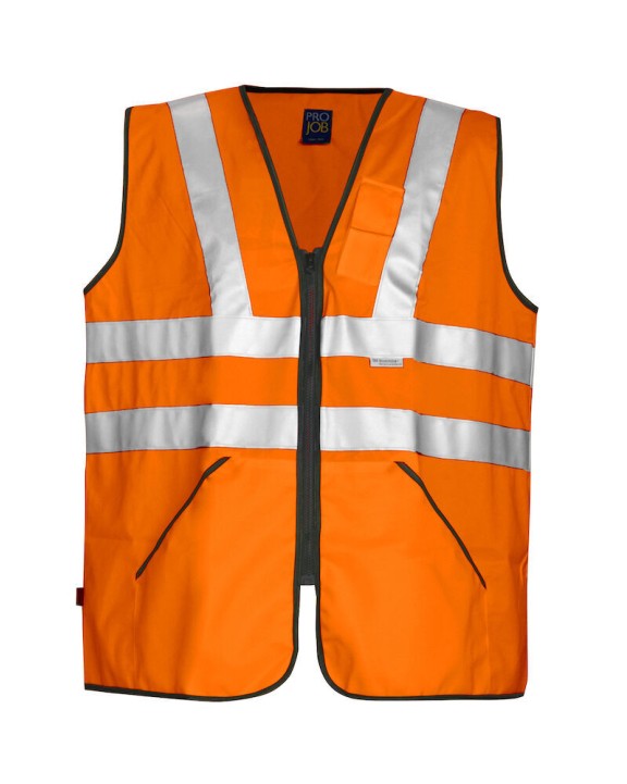 Gilet de sécurité personnalisable PROJOB 6702 VEST HV - EN471 CLASSE 3
