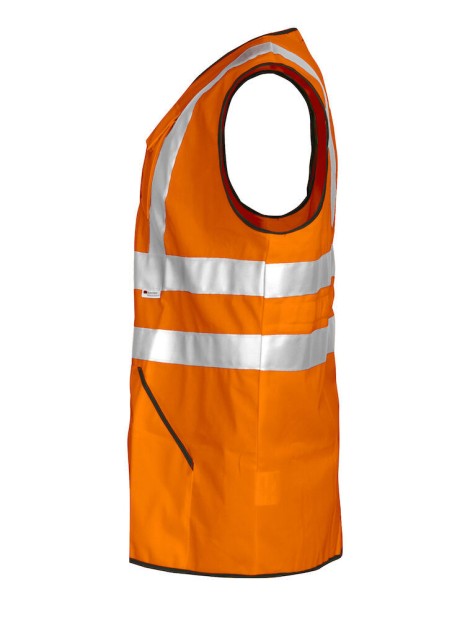 PROJOB 6702 VEST HV - EN471 CLASSE 3 orange personnalisable