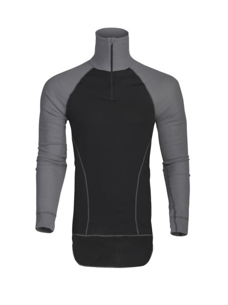 PROJOB 3103 SOUS VETEMENT THERMO REGULATEUR COL ZIP noir personnalisable