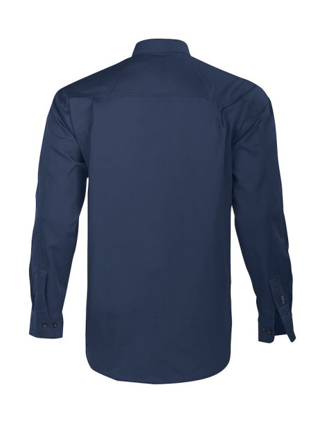 PROJOB 2219 CHEMISE COTON bleu marine personnalisable