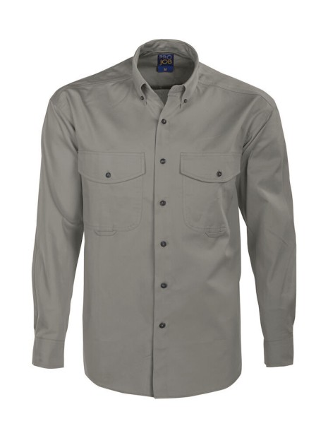 PROJOB 2219 CHEMISE COTON argent personnalisable
