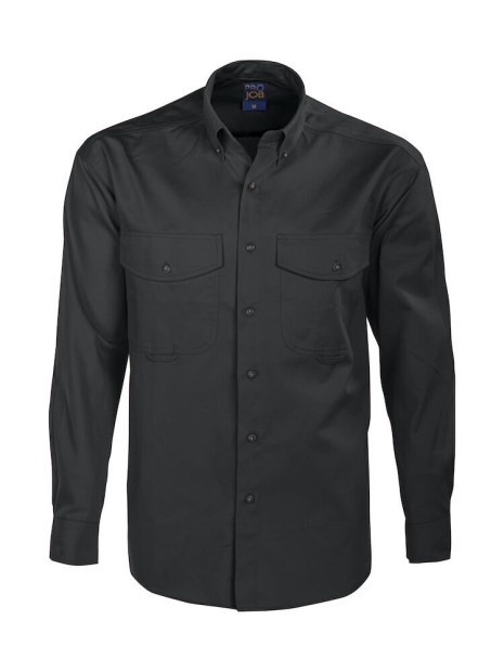 PROJOB 2219 CHEMISE COTON noir personnalisable