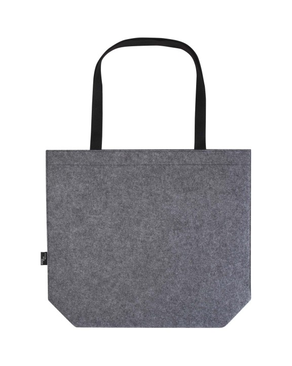 Tote bag personnalisable 4DO Sac shopping à soufflets Felta GRS en feutrine recyclée de 20L