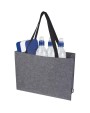 Tote bag 4DO Felta GRS gerecyclede vilten tas met inzetstuk 20 l voor bedrukking &amp; borduring