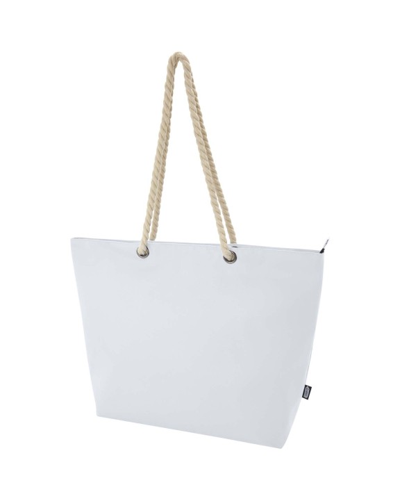 Sac & bagagerie personnalisable 4DO Sac shopping Panama recyclé GRS isotherme de plage avec poignées en cordelette 23L