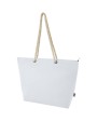 4DO Panama Strandkühltasche mit Kordelgriffen aus recyceltem GRS-Material, 23L Tasche personalisierbar