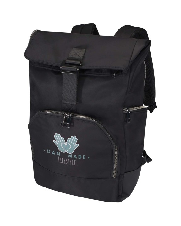 Sac & bagagerie personnalisable 4DO Sac à dos rolltop Rhine recyclé GRS 15" de 18L