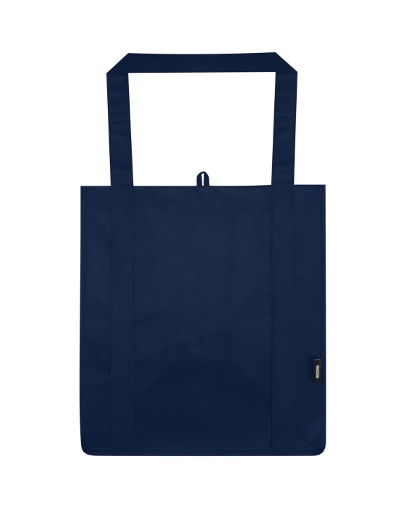 Tote bag personnalisable 4DO Sac shopping Liberty non tissé recyclé GRS avec fond rigide de 29L