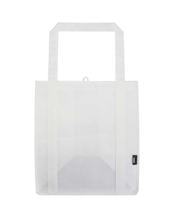 Tote bag personnalisable 4DO Sac shopping Liberty non tissé recyclé GRS avec fond rigide de 29L