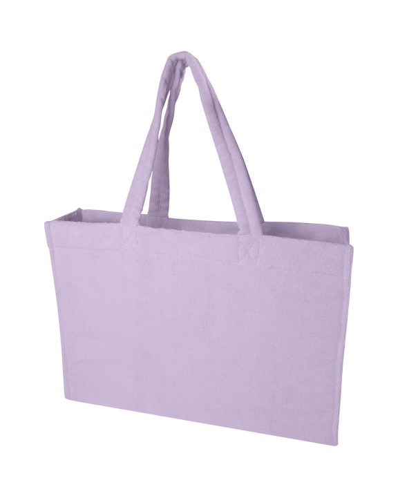 Tote bag 4DO Siam GRS gerecyclede badstof stranddraagtas 13 l voor bedrukking &amp; borduring