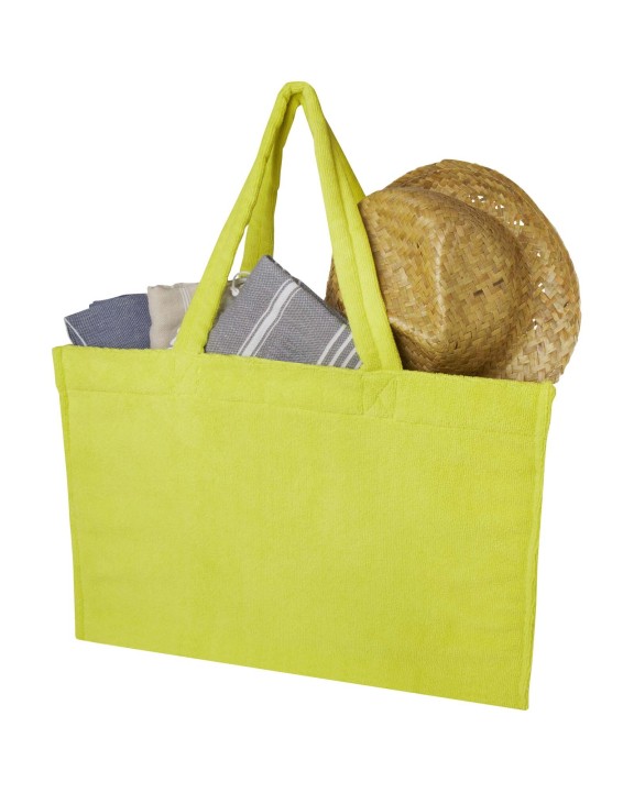 Tote bag 4DO Siam GRS gerecyclede badstof stranddraagtas 13 l voor bedrukking &amp; borduring