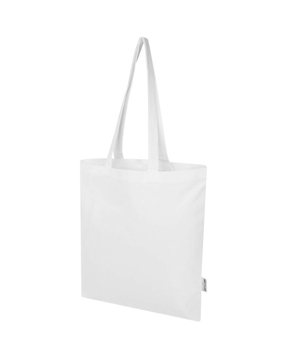 Tote bag personnalisable 4DO Sac shopping Madras Blend en coton recyclé GRS 140 g/m²
