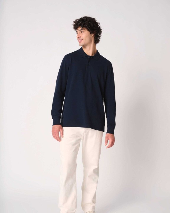Polos personnalisable IDEAL BASIC BRAND Polo piqué LSL homme