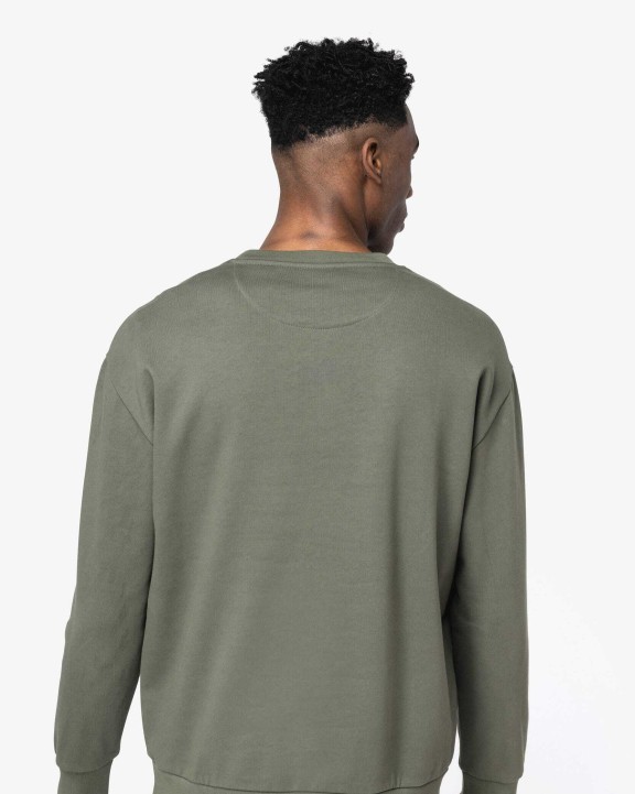 Sweat-shirt personnalisable NATIVE SPIRIT Sweat-shirt écoresponsable à col rond à épaules tombantes molleton gratté unisexe