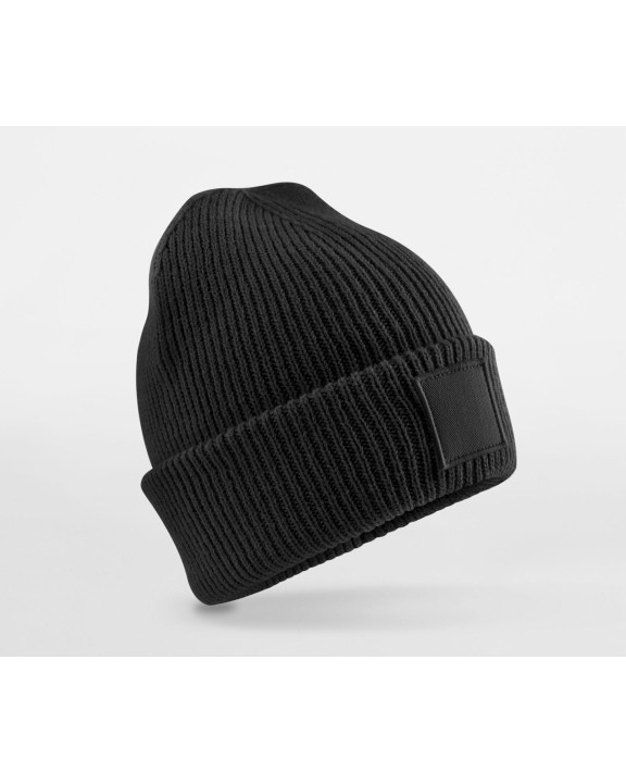 Bonnets personnalisable BEECHFIELD KIDS DEEP CUFFED TONAL PATCH BEANIE