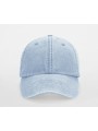 BEECHFIELD JUNIOR LOW PROFILE VINTAGE CAP vintage light blue personnalisable
