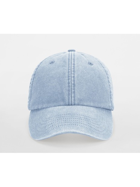 BEECHFIELD JUNIOR LOW PROFILE VINTAGE CAP vintage light blue personnalisable