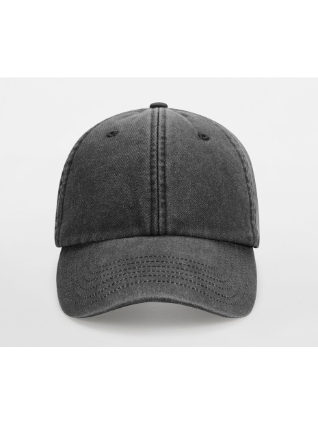 BEECHFIELD JUNIOR LOW PROFILE VINTAGE CAP vintage noir personnalisable