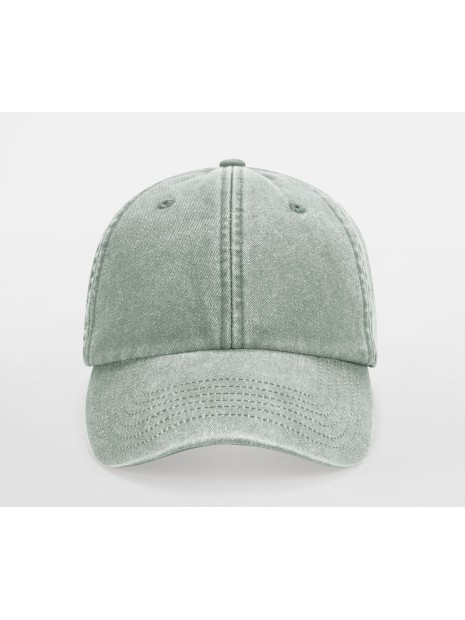 BEECHFIELD JUNIOR LOW PROFILE VINTAGE CAP vintage sage green personnalisable