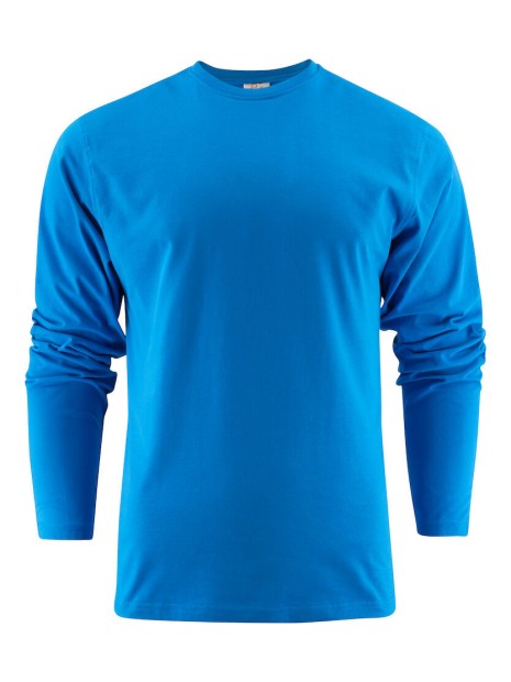 PRINTER Heavy L/S
T-Shirt Hommes bleu ocean personnalisable