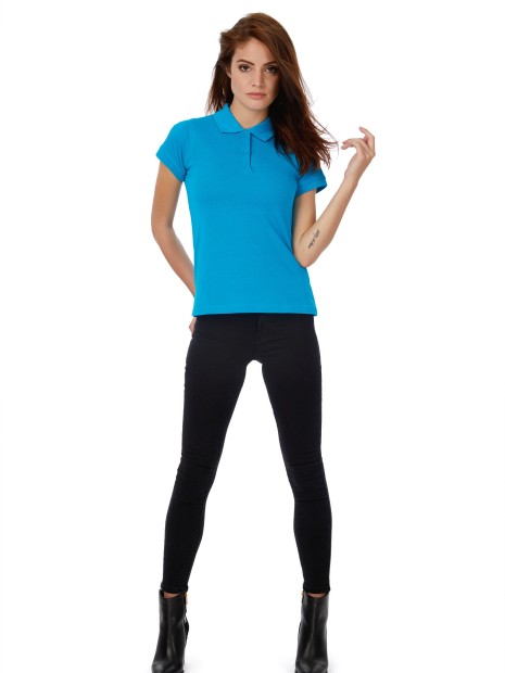 Polos à personnaliser B&C Polo femme Safran Pure 