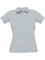 B&C Polo femme Safran Pure PACIFIC GREY personnalisable