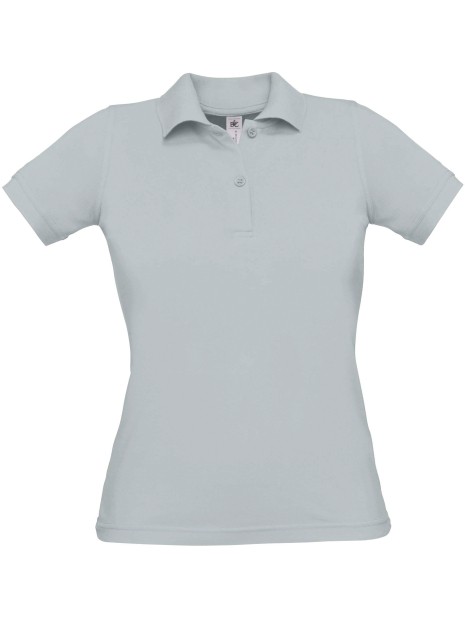 B&C Polo femme Safran Pure PACIFIC GREY personnalisable