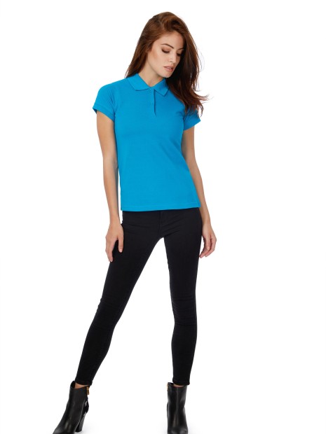 Polos à personnaliser B&C Polo femme Safran Pure 