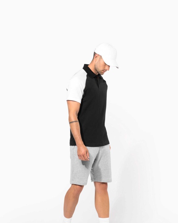 Polo personnalisable KARIBAN Polo baseball manches courtes