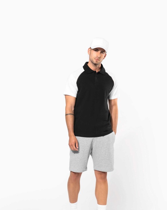 Polo personnalisable KARIBAN Polo baseball manches courtes