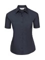 RUSSELL Chemise femme popeline polycoton manches courtes french marine personnalisable