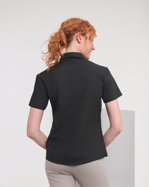 Hemd RUSSELL Ladies' Ss Polycotton Poplin Shirt voor bedrukking &amp; borduring
