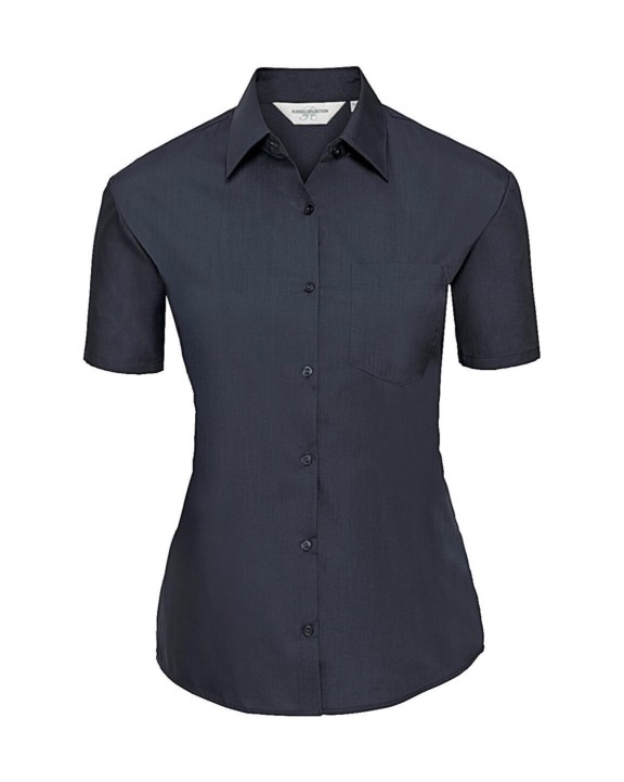Hemd RUSSELL Ladies' Ss Polycotton Poplin Shirt voor bedrukking &amp; borduring